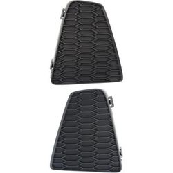 Replacement Bumper Trim Textured Black, Rear, Driver & Passenger Side, 1-year unlimited-mileage warranty SET-REPH767001