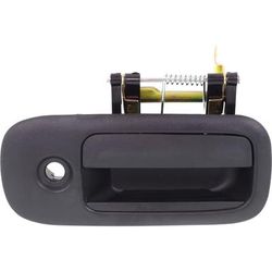 Replacement Exterior Door Handle Textured Black, Rear, Passenger Side, 1-year unlimited-mileage warranty REPCV491352