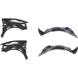 Replacement Fender Steel Primed, Front, Driver & Passenger Side, 1-year unlimited-mileage warranty KIT-80115-42