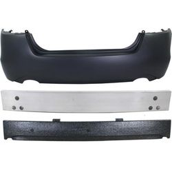 Replacement Bumper Cover Primed, Rear, 1-year unlimited-mileage warranty KIT-90115-32
