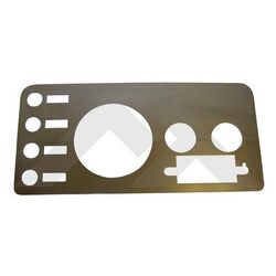 RT Off-Road Dash Panel Stainless Steel Polished, 1 year or 12,000-mile limited warranty RT34027