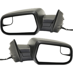 Kool Vue Mirror Textured Black, Driver & Passenger Side, 1-year limited warranty SET-GM102ER