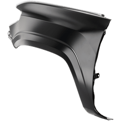 Replacement Fender Steel Primed, Front, Driver Side, 1-year unlimited-mileage warranty REPT220306