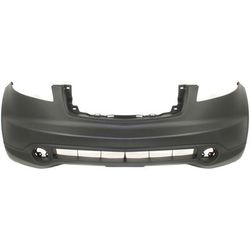 Replacement Bumper Cover Primed, Front, 1-year unlimited-mileage warranty RBI010301P
