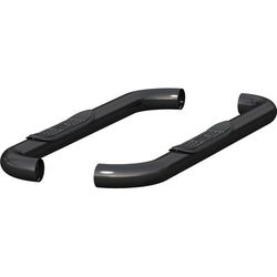 Aries Nerf Bars Steel Powdercoated Black 3in Side Series, Lifetime limited warranty with 3-year on finish 205039