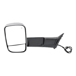 Kool Vue Towing Mirror Chrome, Driver Side, 1-year limited warranty DG04CL-S
