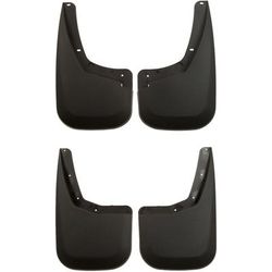 Husky Liners Mud Flaps Plastic Black Custom Fit Series, Front or Rear, Driver & Passenger Side, Lifetime limited warranty SET-H2156791