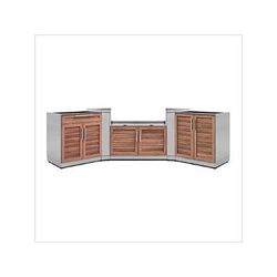 NewAge Outdoor Kitchens Grove 5-Piece Outdoor Kitchen Set (No Countertop)