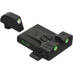 Meprolight Tru-Dot Adjustable Night Sight Set for Glock 19 & 20 Green Front/Rear 20224 202243101