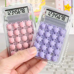 Cute Silent Calculator Mini Version Learning Auxiliary Small Portable Calculator Back To School
