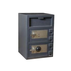 Hollon Double Door Depository Safe, Dual Key and Dial Locks / 30" X 20" X 20"