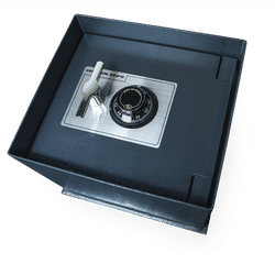 Hollon Floor Safe With Dial Lock, 14 9/10" X 13 1/2" X 11 4/5"