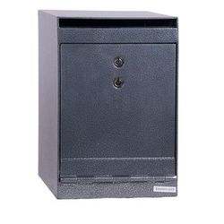 Hollon Drop Slot Safe, Dual Key Lock / 12" X 8" X 10"