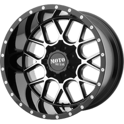 Moto Metal Wheel Aluminum Black, Lifetime Limited Warranty on Structure; 1 Year Finish MO98629067318