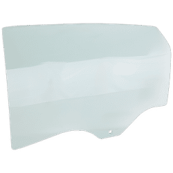 JC Whitney Door Glass, Rear, Driver Side, 1-year unlimited-mileage warranty JRC48130044