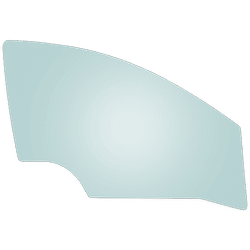 JC Whitney Door Glass, Front, Passenger Side, 1-year unlimited-mileage warranty JRC48010085