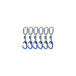 Mammut Crag Keylock Wire 10 cm Indicator 6-Pack Quickdraws Straight Gate/Wire Gate Silver-Ultramarine 10 cm 2040-02750-32200-10