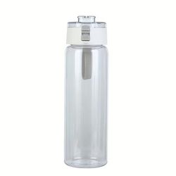 TEMU 1pc Clear Portable Water Bottle, Leakproof Pc Material Sports For Gym, Outdoor Activities, And Travel