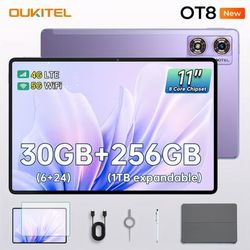TEMU Oukitel Ot8 11 Inch Gaming Tablet - 30 (6+24 Virtual)gb+256gb Android 13 Tablet, 2k Screen, 8800mah/ 18w, 13mp+8mp | Gps | Otg, Tablet, Pad