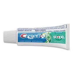 Crest Complete Whitening Toothpaste + Scope, Mint, 0.85 oz Tube, 72/Carton (PGC04365)