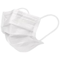 Medline ASTM Level 1 Face Mask with Ear Loops, White, Size XS, 600/CS (CUR380)