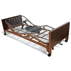 Medline Basic Homecare Low Full-Electric Bed with 9.5"-22.5" Height Range, 1 EA (MDR107003ELO)