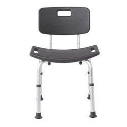 Medline Knockdown Shower Chair with Back, Microban Treated, 1 EA (MDS89745KDMGH)