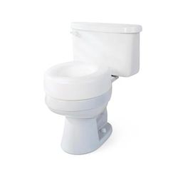 Medline 5" Economy Toilet Seat Riser, No Lock, 400 lb. Weight Capacity, 1/CS (G4-500RX1)