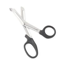 Medline Nonsterile Single-Use Lister Bandage Scissors with Plastic Handle, 5.5'', 12/BX (MDS10479)