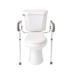 Medline Aluminum Toilet Safety Rails, Knockdown, 2/CS (G30300-1KD)