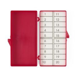 Medline Foam Block Needle Counter with Adhesive, 20 Count, 64/CS (DYNJNC20A)