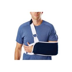 Medline Sling-Style Shoulder Immobilizer with Neck Pad, Size M, 1 EA (ORT16200M)