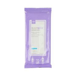 Medline ReadyBath Total Body Cleansing Standard Weight Wash Cloth, Fragrance Free, 5/Pack, 150/CS (MSC095307)