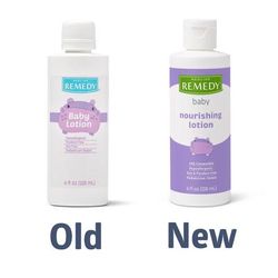 Remedy Baby Nourishing Lotion, Powder Scent, 4 oz., 60/CS (MSC095018)