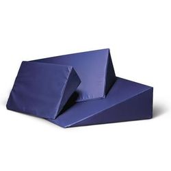 Medline Reusable Nylex-Covered Foam Positioning Wedge, 10" High with 21" x 21" Base, 25.5° Angle, 2/CS (MSC04116)