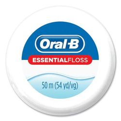Oral-B Essential Floss, 55 yd, Unscented, White, 24/Carton (PGC82576)