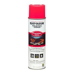 Rust-Oleum Marking Paint Spray, Water-Based, 17 oz, 12/CT, FLPK (RST1861838CT)