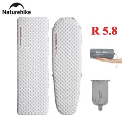 Naturehike Camping Inflatable Mattress R 5.8 Ultralight Portable Foldable Tent Sleeping Pad Outdoor Travel Hiking Beach Mat
