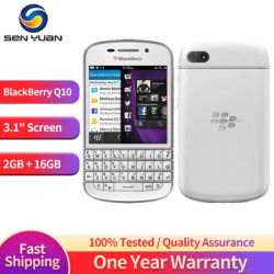 Blackberry Q10 4G Mobile Phone 3.1" 2GB RAM 16GB ROM 8MP QWERTY Keyboard Cellphone Dual Core BlackBerry q10 phone