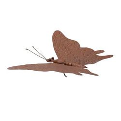 Bronze Metal Butterfly Garden Accent 12.5"L by Melrose in Bronze