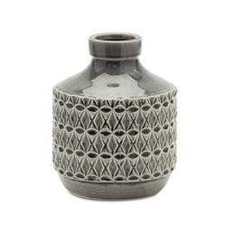 Vase 7"H Terra Cotta by Melrose in Grey
