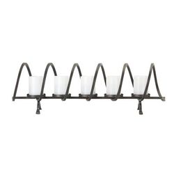 Votive Holder 31"W x 9.75"H Iron by Melrose in Black