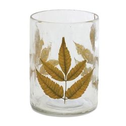 Votive Holder (Set of 3) 3"D x 4"H Glass by Melrose in Brown