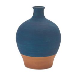 Vase 8.5"H Ceramic by Melrose in Blue