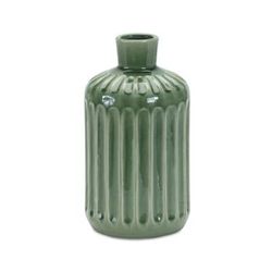 Vase 9"H Terra Cotta by Melrose in Green