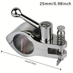 TEMU Easy-install Stainless Steel Bimini Top - 22mm/25mm, With Easy Disassembly Handle
