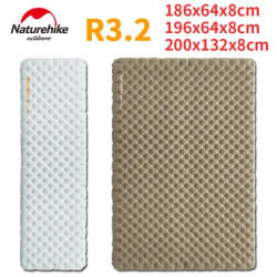 Naturehike R3.2 Air Mat Inflatable Mattress Ultralight Camping Sleeping Pad Ultralight for Outdoor Hiking Travel Warm Portable