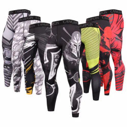 Men's Compression Pants Men Sportswear Training Leggings Gym Workout Skinny Trousers Sport Bottoms Running Leggings Tights Men