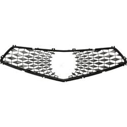 ReplaceXL Grille Assembly Plastic Primed Black Insert, 1-year unlimited-mileage warranty RA07010007