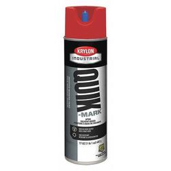 Krylon Quik Mark Inverted Solvent Based Marking Paints (Carton of 12) Apwa Red